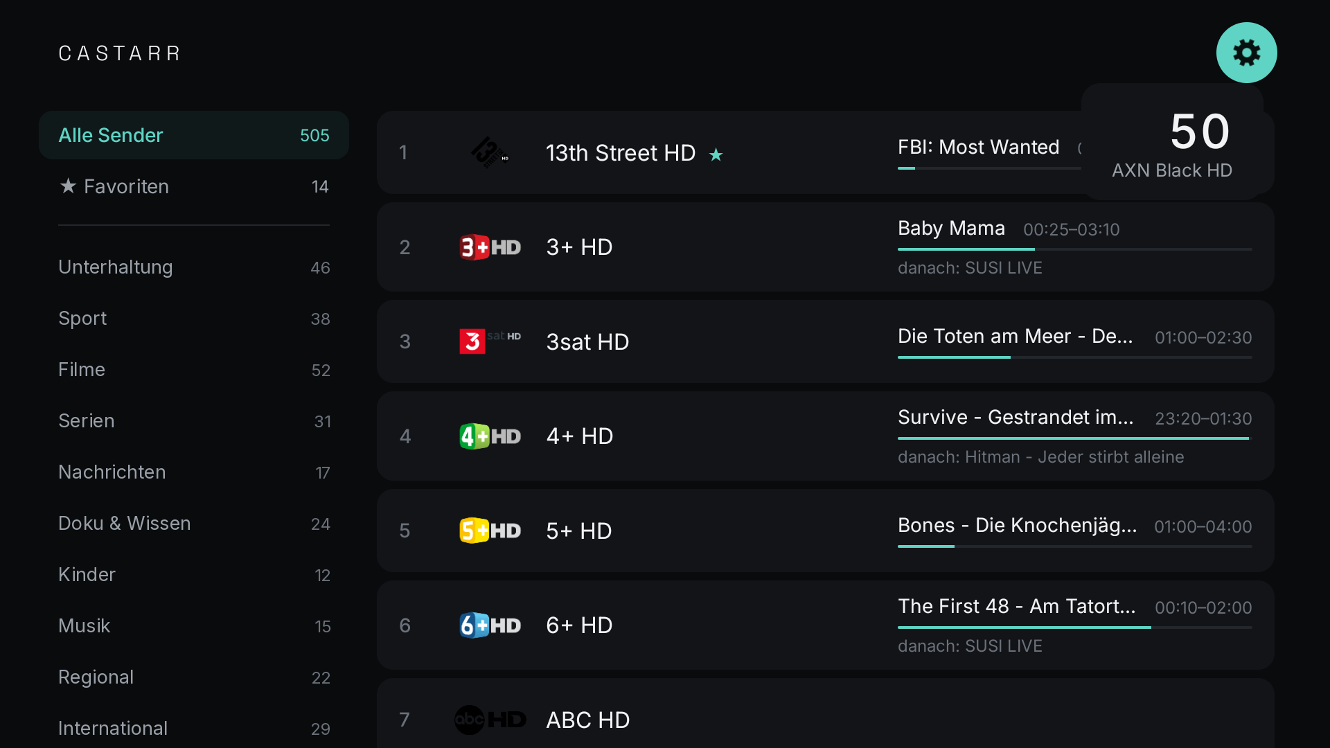Nummerntasten